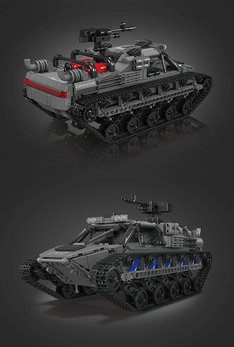 Char chenilles EV2 Technique Télécommandé - 1046 pièces