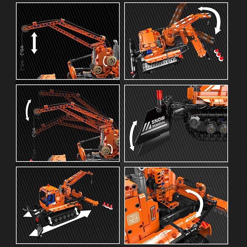 Dameuse Technique Télécommandée - 1241 Pièces