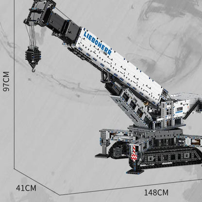 Grue géante sur chenilles Technique Télécommandé - 4000 pièces