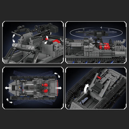 Char chenilles EV2 Technique Télécommandé - 1046 pièces