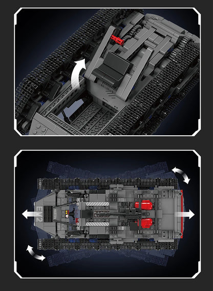 Char chenilles EV2 Technique Télécommandé - 1046 pièces